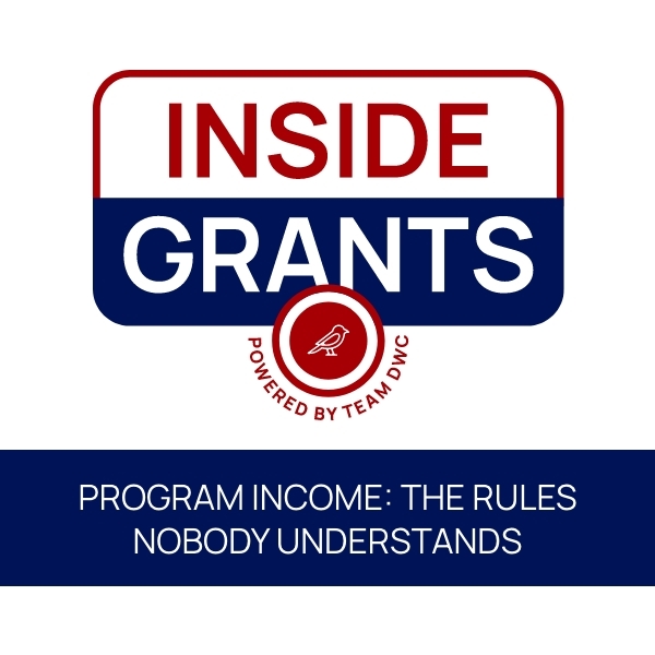 Program Income The Rules Nobody Understands