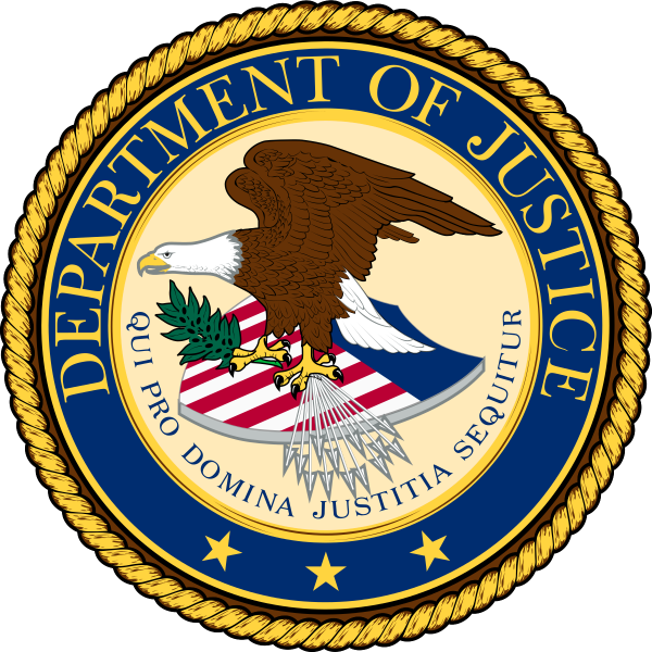 US Dept of Justice logo